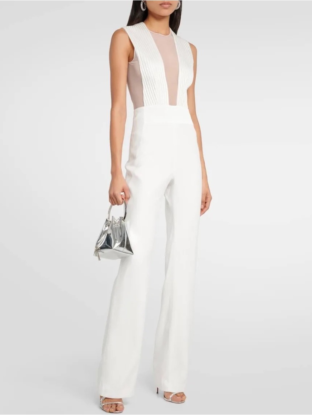 Galvan London SoHo Bridal Jumpsuit NEW